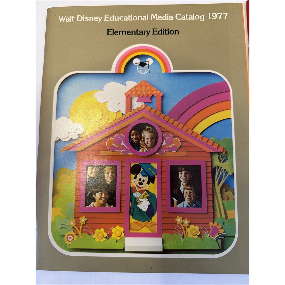 Walt Disney Rental Film Catalog 1977 16mm Family Entertainment Educational